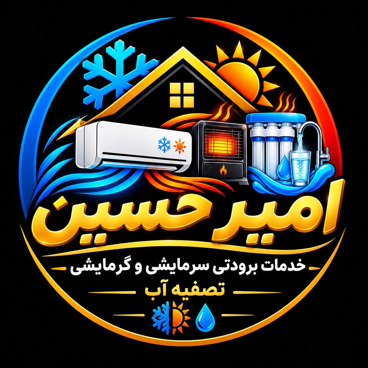 لوگوی برودتی امیرحسین زارع
